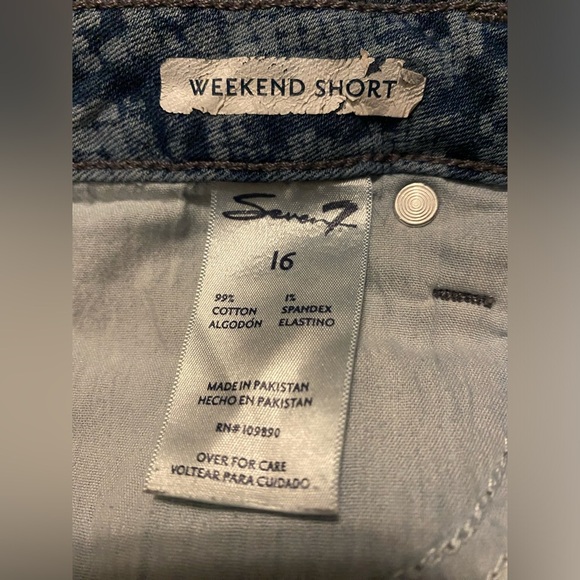 Seven7 Weekend Shorts, Sz 16 - Picture 5 of 5